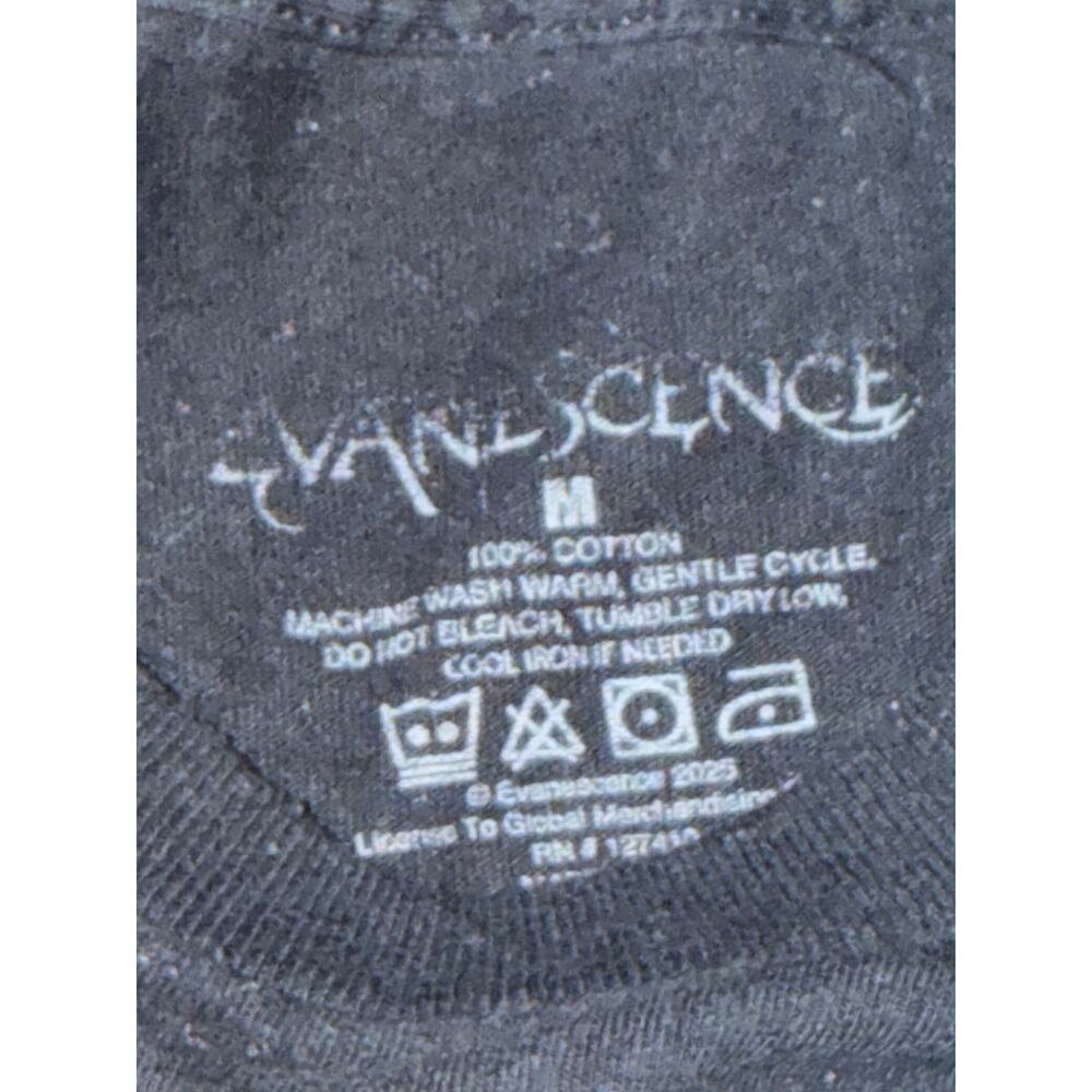 Evanescence Fallen Amy Lee Graphic Band Tee Black Medium - Picture 7 of 7
